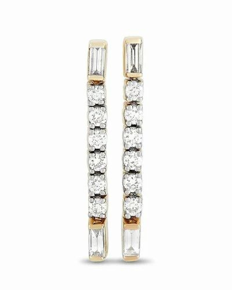 Earrings * | Diamond Select Cuts 14K 0.50 Ct. Tw. Diamond Dangle Earrings Women