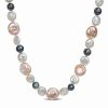 Necklaces * | Rina Limor Silver 10-10.5Mm Pearl Coin Necklace Women