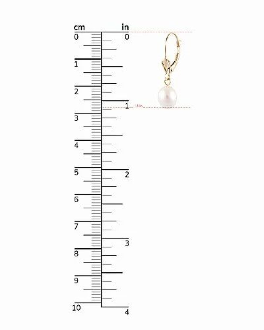 Earrings * | Splendid Pearls 14K 6.5-7Mm Freshwater Pearl Earrings Women