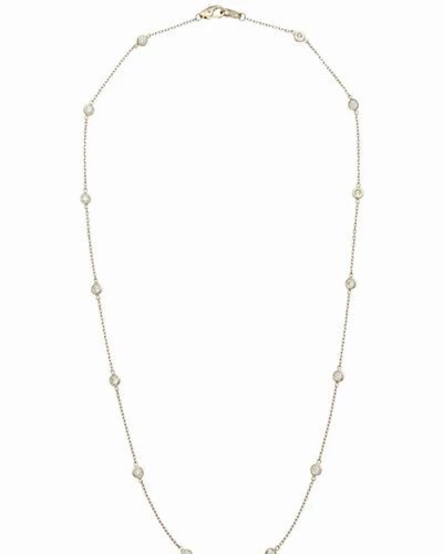 Necklaces * | Diana M. 14K 1.00 Ct. Tw. Diamond By-The-Yard Necklace Women