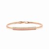 Bracelets * | I. Reiss 14K Rose Gold 0.39 Ct. Tw. Diamond Wire Bracelet Women