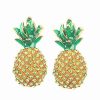 Earrings * | Eye Candy La Sophia Pineapple Stud Earrings Women