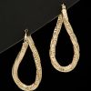 Earrings * | 14K Italian Gold Twisted Hoops Women