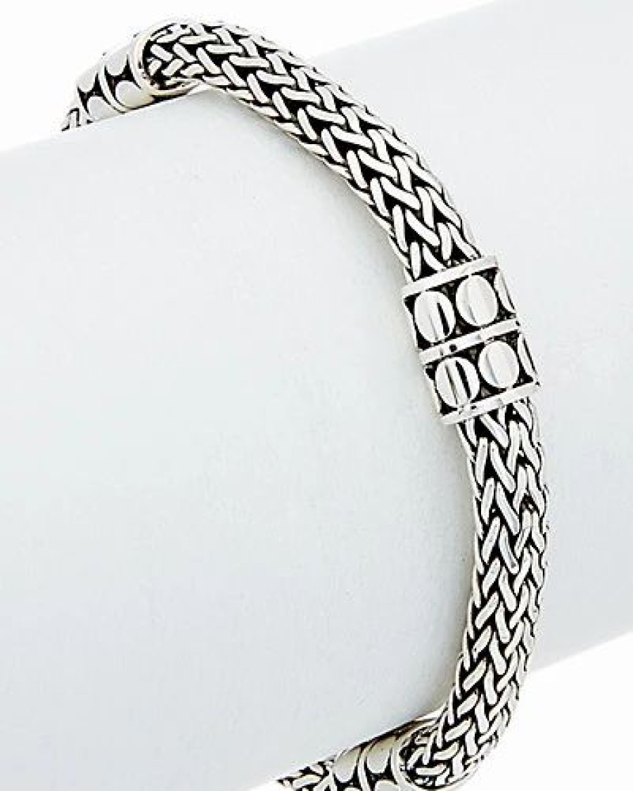 Bracelets * | John Hardy Dot Silver Bracelet Women