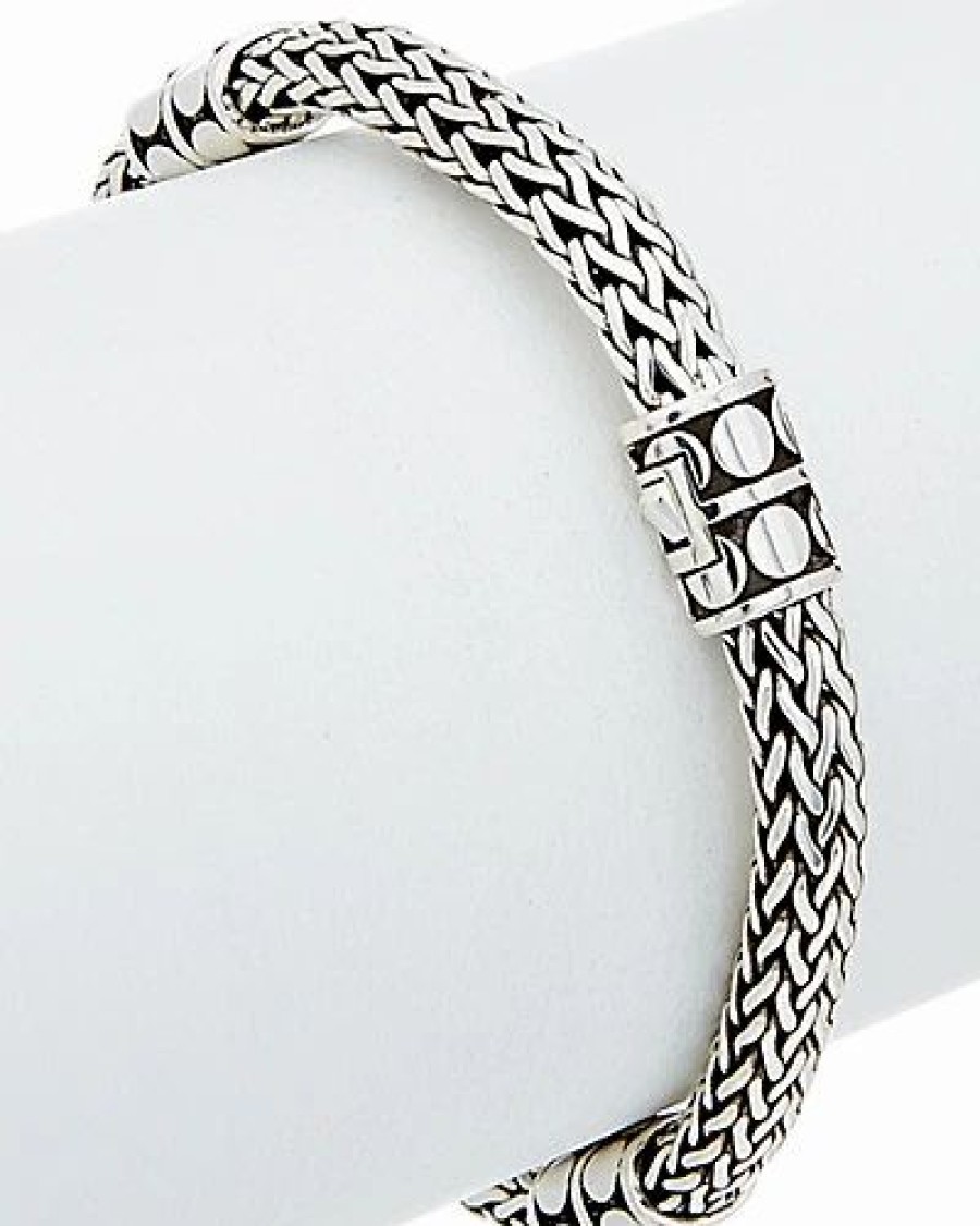 Bracelets * | John Hardy Dot Silver Bracelet Women