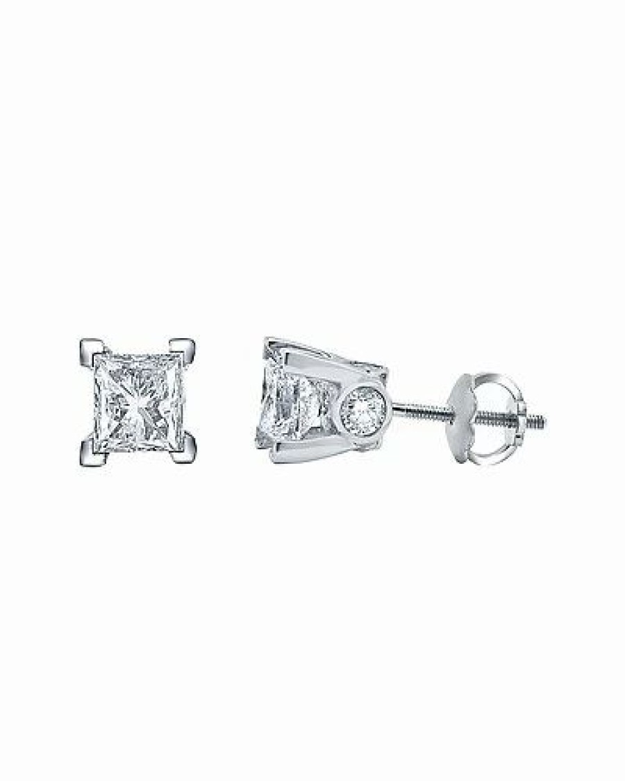 Earrings * | Diamond Select Cuts 14K 1.50 Ct. Tw. Diamond Earrings Women