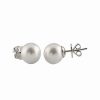 Earrings * | Masako Pearls 14K 9-10Mm White South Sea Pearl Earrings Women