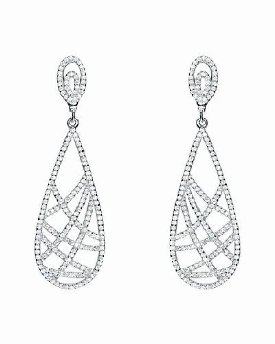 Earrings * | Genevive Silver Earrings Women