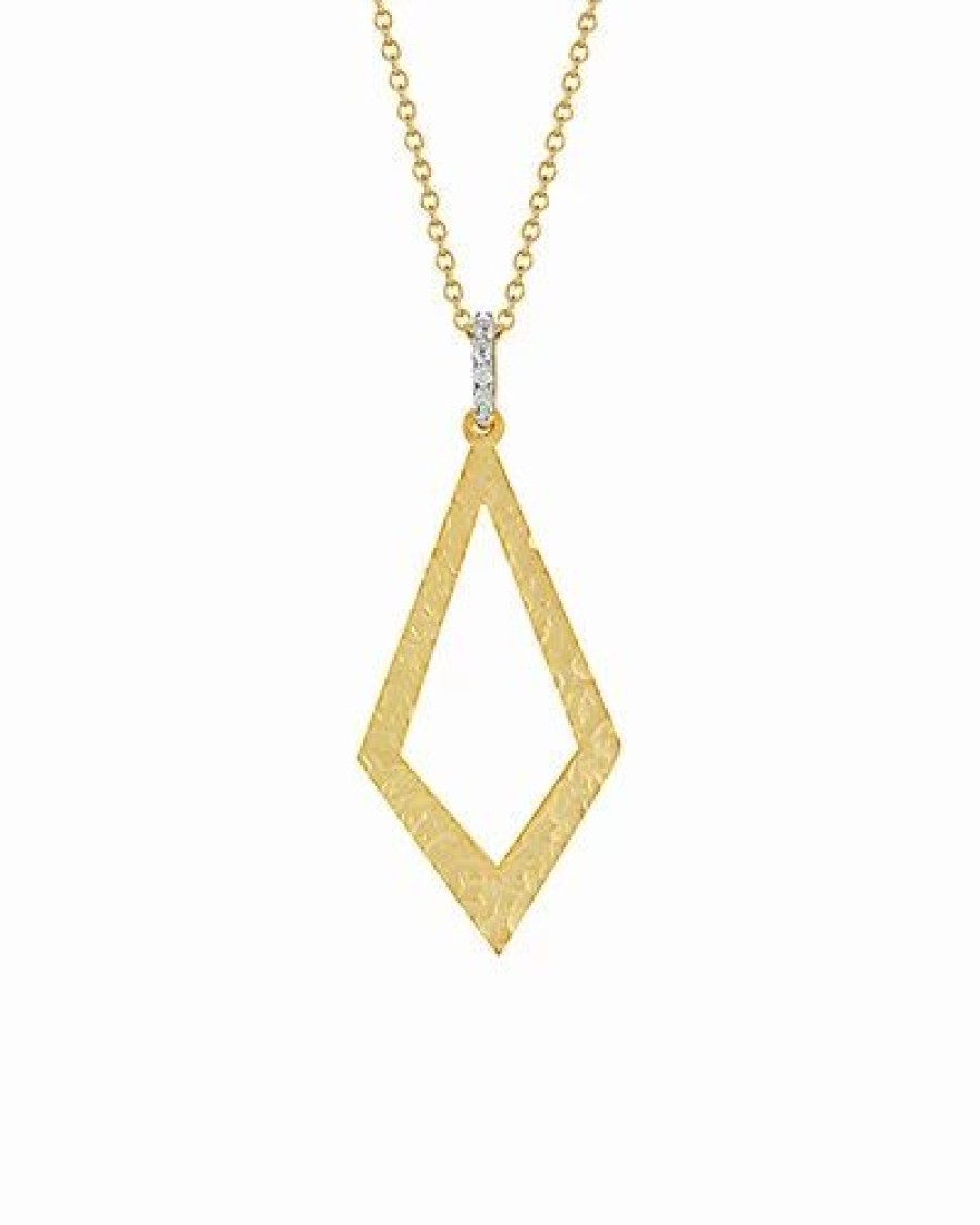 Necklaces * | I. Reiss 14K Diamond Pendant Necklace Women