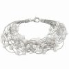 Bracelets * | Splendid Pearls Rhodium Plated Silver 6-7Mm Pearl Bracelet Women