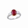 Rings * | Diamond Select Cuts 14K Two-Tone 2.81 Ct. Tw. Diamond & Ruby Ring Women