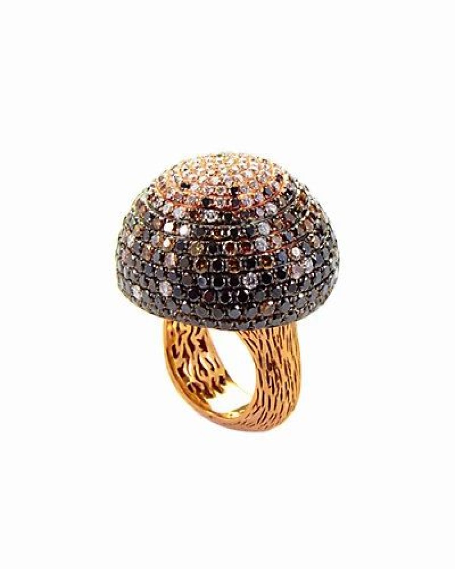 Rings * | Diamond Select Cuts 18K Rose Gold 14.38 Ct. Tw. Diamond Ring Women