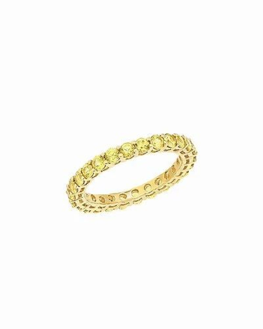 Rings * | Diana M. Fine Jewelry 18K 1.94 Ct. Tw. Sapphire Half-Eternity Ring Women