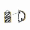 Earrings * | Phillip Gavriel 18K & Silver Italian Cable Huggie Earrings Women