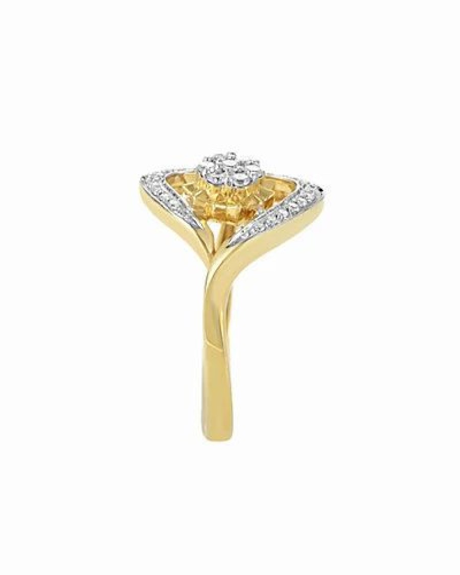 Rings * | Diamond Select Cuts 18K Tw-Tone 0.33 Ct. Tw. Diamond Ring Women