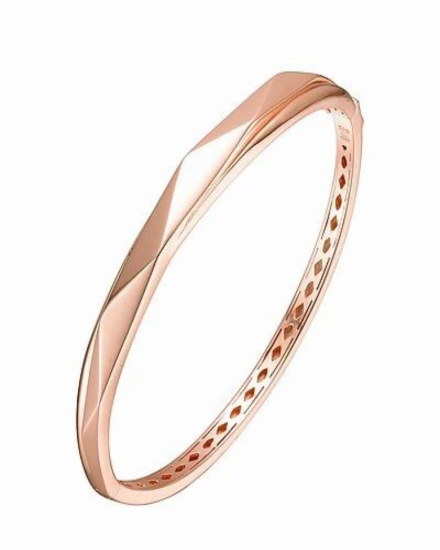 Bracelets * | Genevive 14K Rose Gold Vermeil Bracelet Women