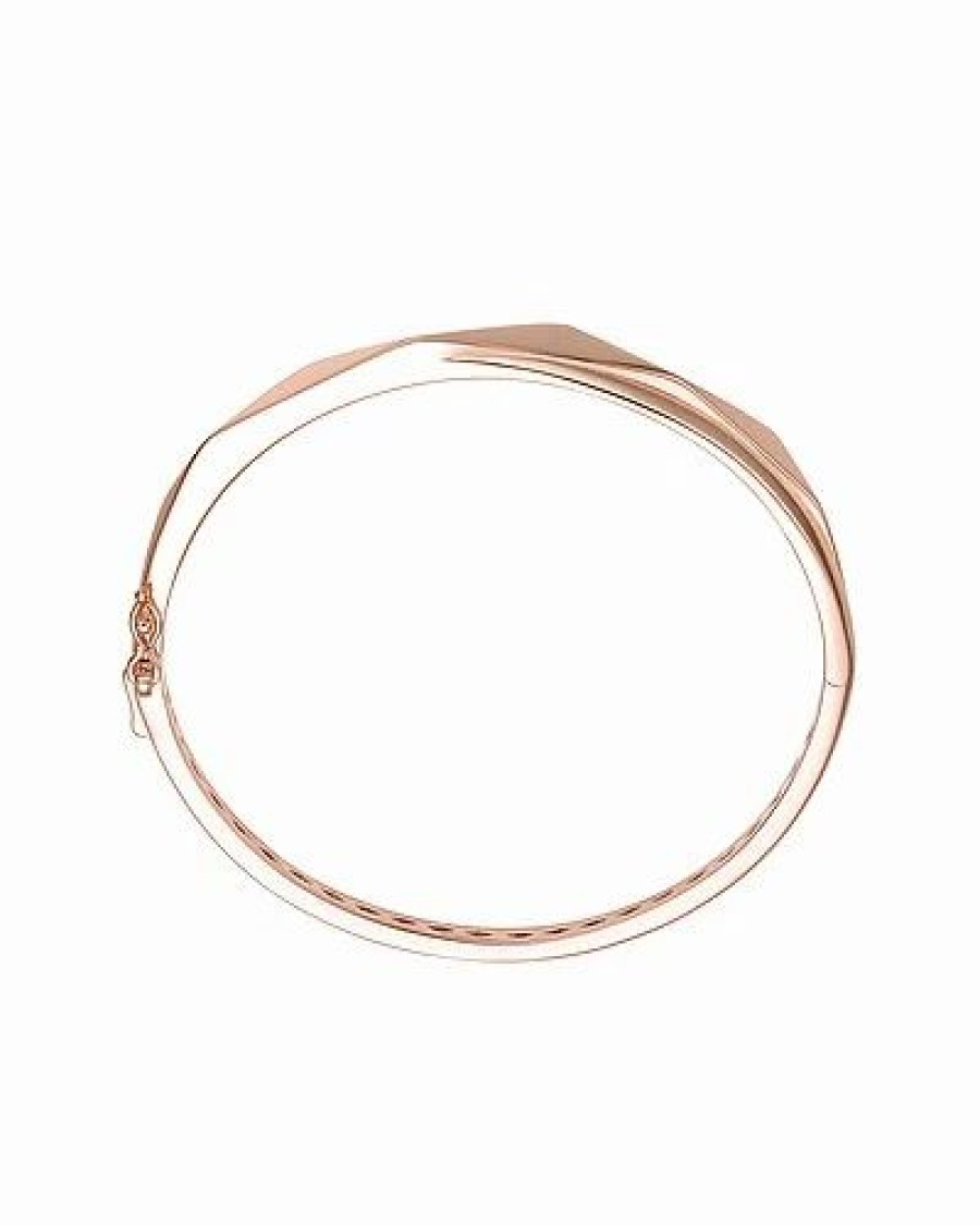 Bracelets * | Genevive 14K Rose Gold Vermeil Bracelet Women