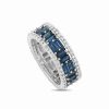 Rings * | Diamond Select Cuts 14K 5.10 Ct. Tw. Diamond & Sapphire Ring Women