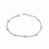 Bracelets * | Sabrina Designs 14K 0.79 Ct. Tw. Diamond Heart Station Bracelet Women