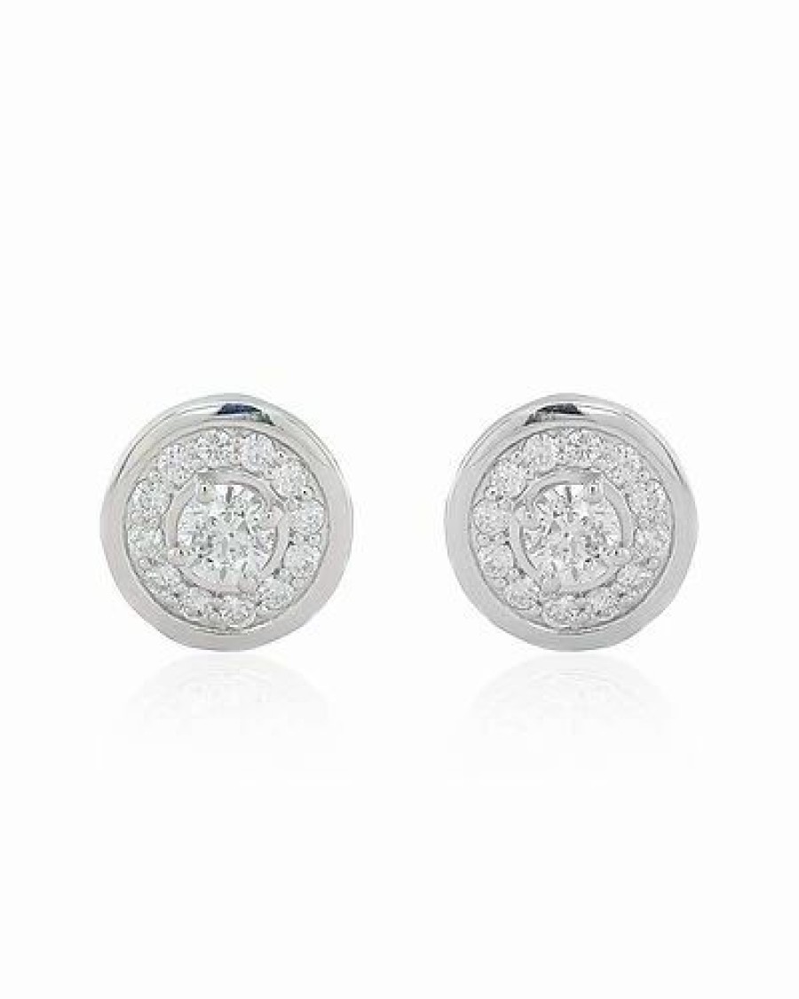 Earrings * | Diana M. Fine Jewelry 18K 0.80 Ct. Tw. Diamond Earrings Women