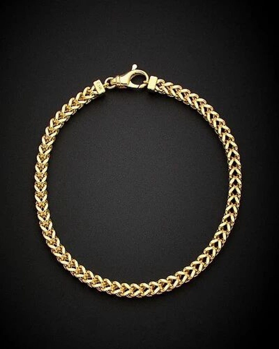 Bracelets * | 14K Italian Gold Franco Link Bracelet Women