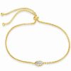 Bracelets * | Sterling Forever 14K Plated Cz Bracelet Women