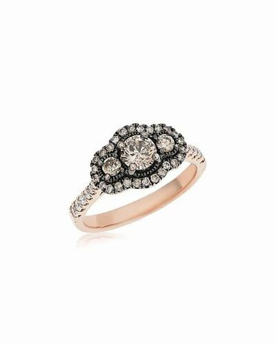 Rings * | Monary 14K Rose Gold 1.00 Ct. Tw. Diamond Ring Women