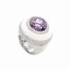 Rings * | Gemstones 18K 13.07 Ct. Tw. Diamond & Amethyst Ring Women