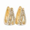 Earrings * | Diamond Select Cuts 14K 0.26 Ct. Tw. Diamond Earrings Women