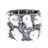 Bracelets * | Arthur Marder Fine Jewelry 5.00 Ct. Tw. Diamond, Tanzanite, & 16-20 Mm Pearl Bracelet Women