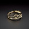 Rings * | 14K Italian Gold Double Marquise Ring Women