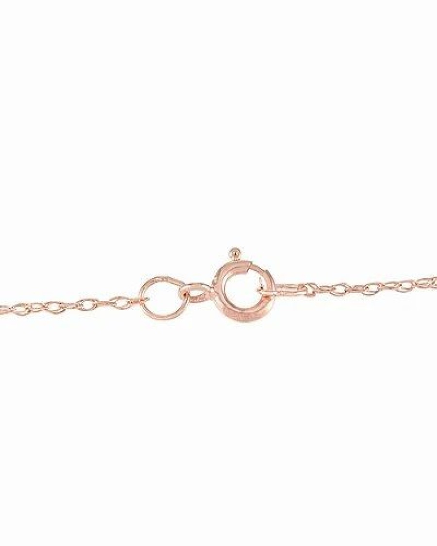 Necklaces * | Diamond Select Cuts 14K Rose Gold 0.15 Ct. Tw. Diamond Fish Pendant Necklace Women