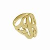 Rings * | Jane Basch 22K Over Silver Single Initial Ring (A-Z) Women