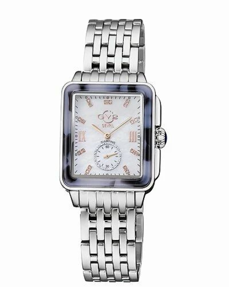 Watches * | Gv2 Women'S Bari Tortoise Diamond Watch