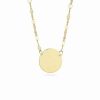 Necklaces * | Ember Fine Jewelry 14K Disc Necklace Women