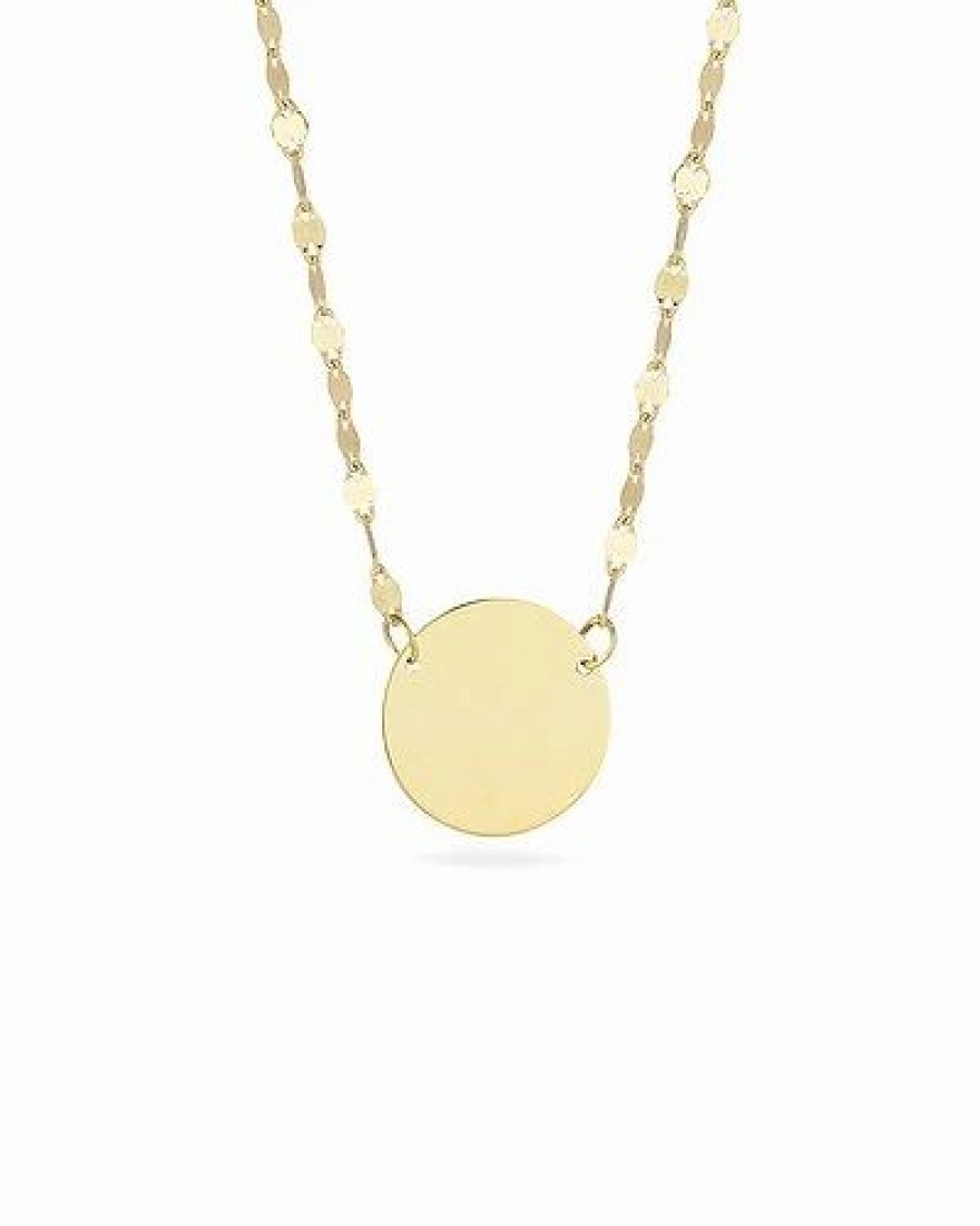 Necklaces * | Ember Fine Jewelry 14K Disc Necklace Women