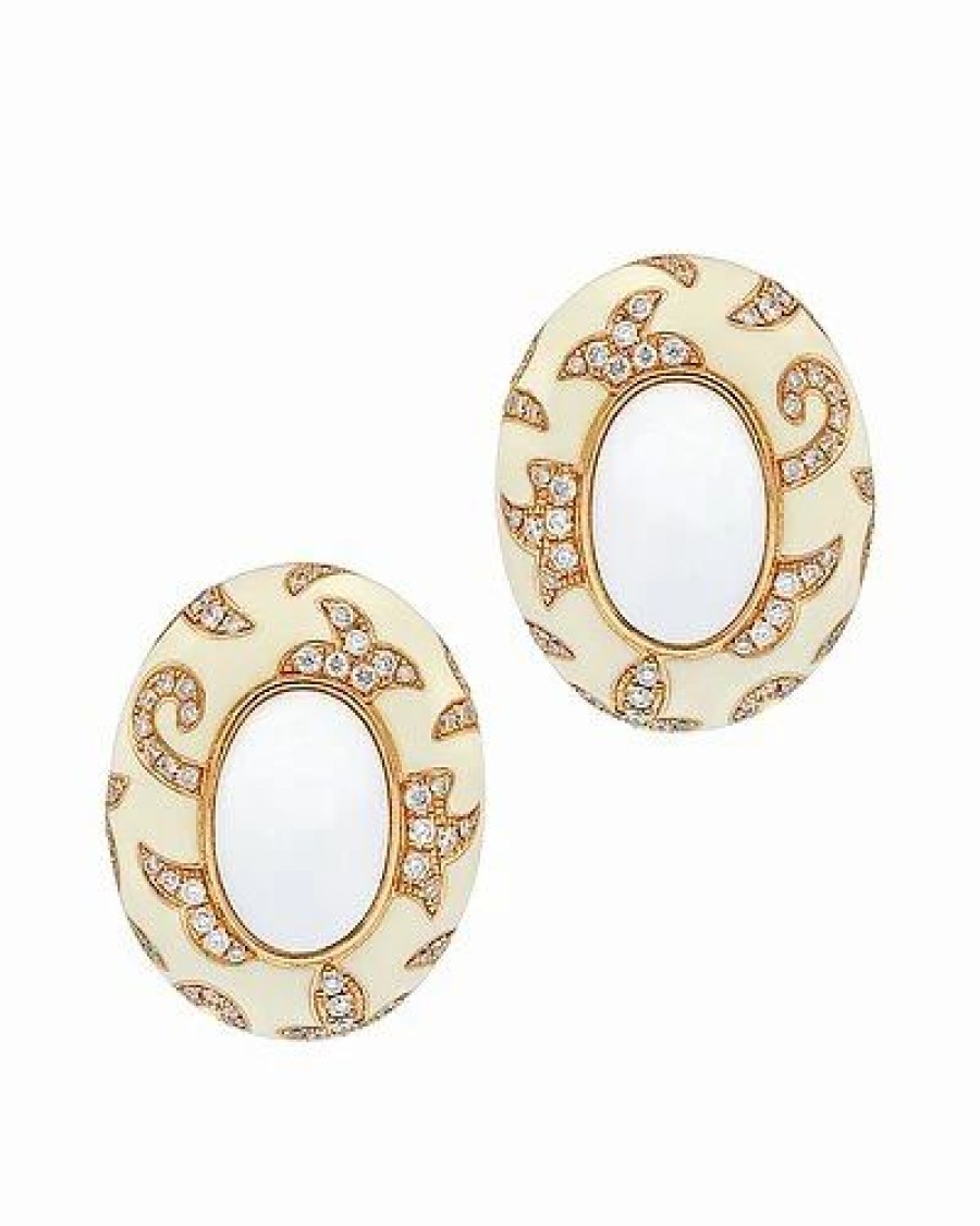 Earrings * | Diana M. Fine Jewelry 18K 1.00 Ct. Tw. Diamond Earrings Women