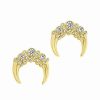 Earrings * | Sterling Forever 14K Plated Cz Studs Women