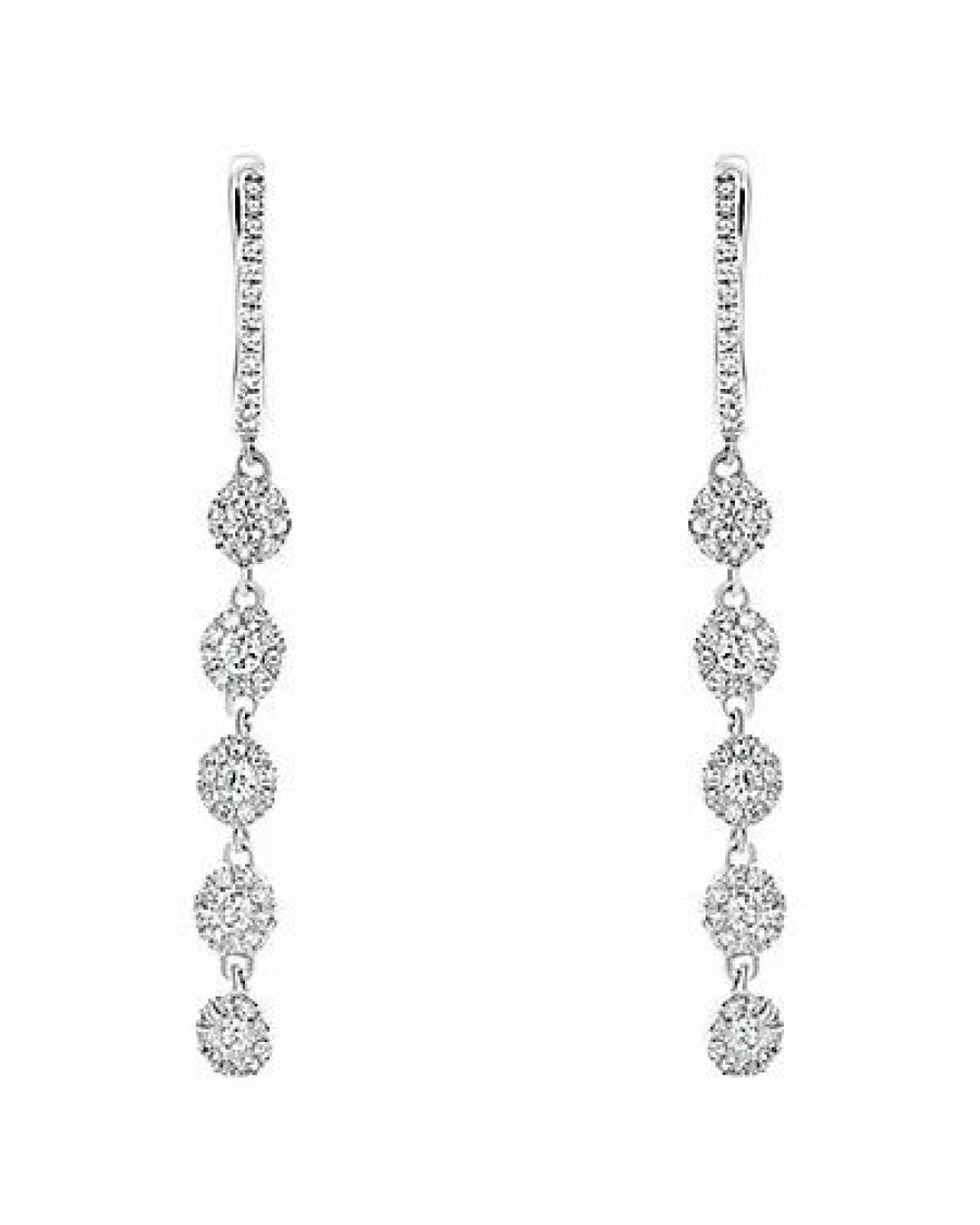 Earrings * | Diana M. Fine Jewelry 14K 0.40 Ct. Tw. Diamond Earrings Women