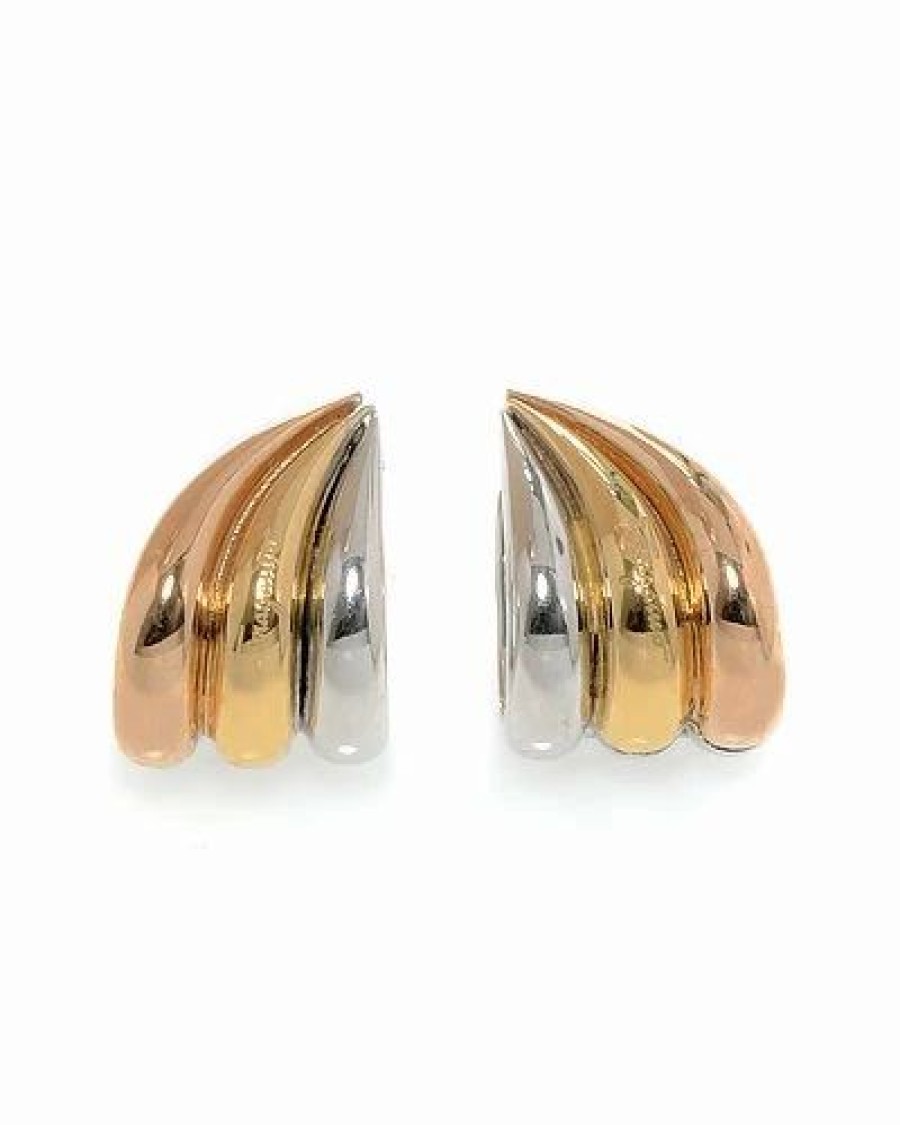 Earrings * | Salvatore Ferragamo Plated Wedge Earrings Women