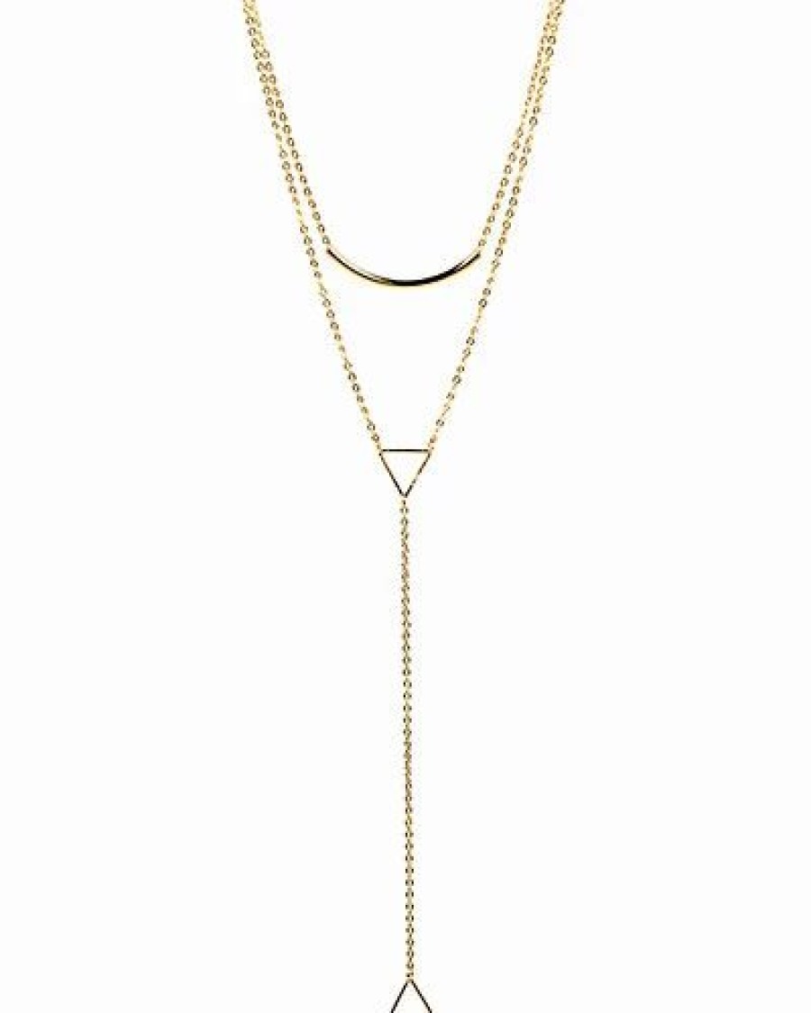 Necklaces * | Eye Candy La 24K Plated Audrey Necklace Women