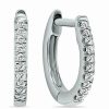 Earrings * | Diamond Select Cuts 14K 0.50 Ct. Tw. Diamond Hoop Earrings Women