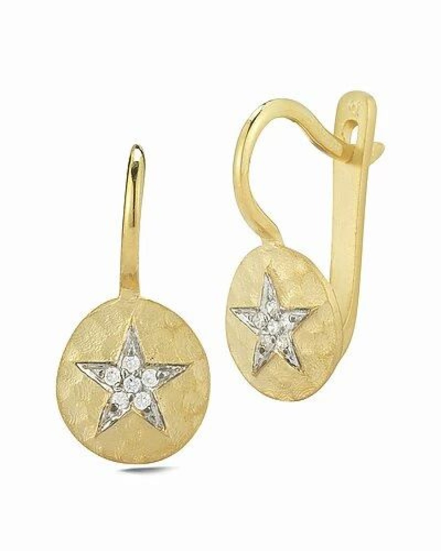 Earrings * | I. Reiss 14K Diamond Earrings Women