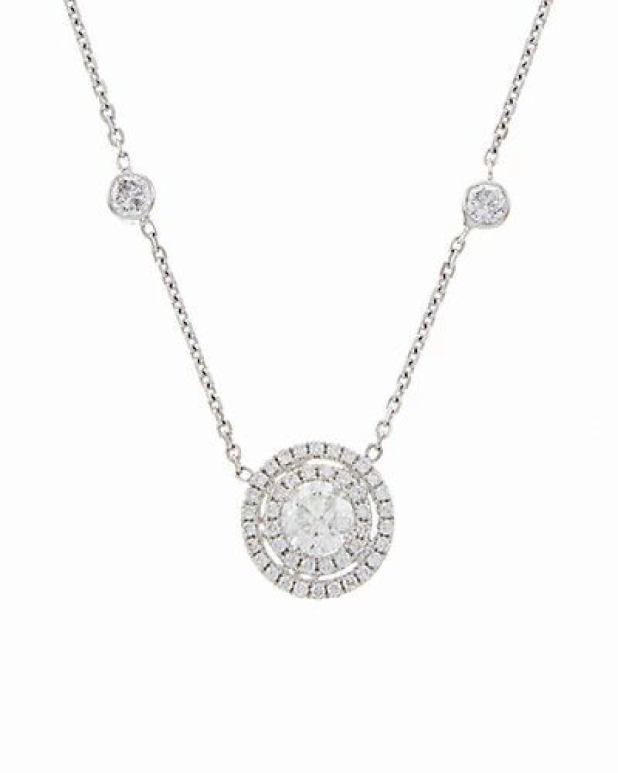 Pins * | Diana M. Fine Jewelry 18K 2.30 Ct. Tw. Diamond Necklace Women