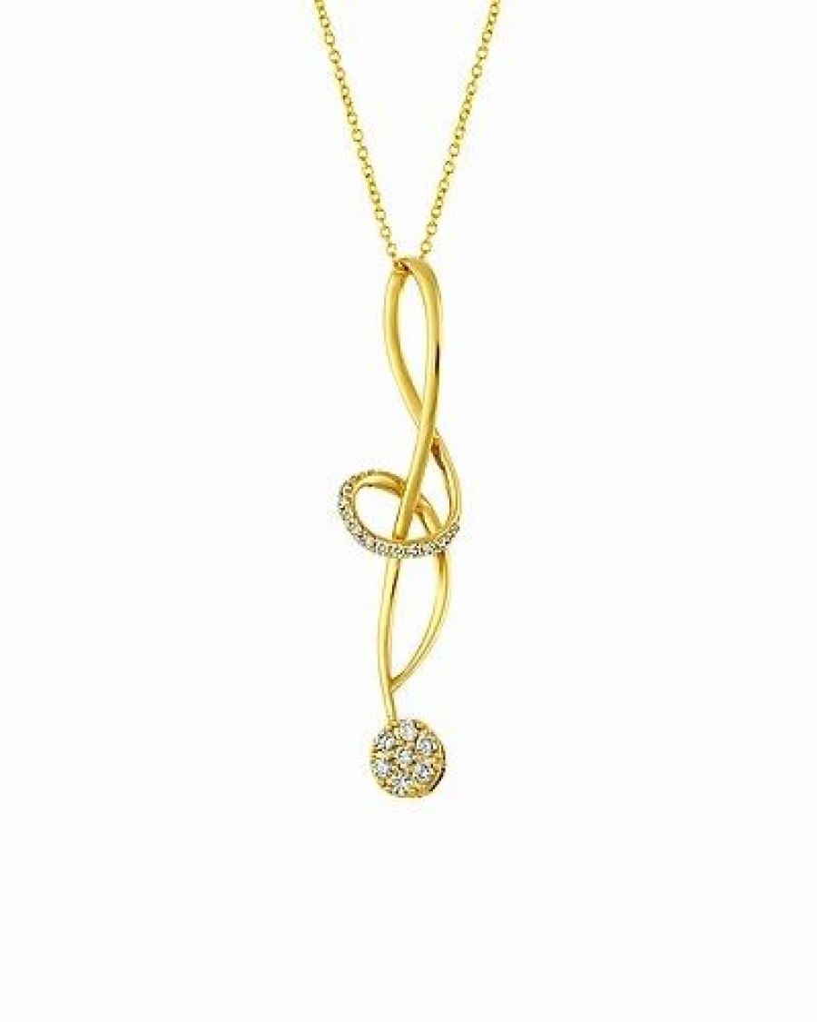 Necklaces * | Le Vian 14K Honey Gold 0.32 Ct. Tw. Diamond Necklace Women