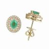 Earrings * | Sabrina Designs 18K 0.79 Ct. Tw. Diamond Earrings Women