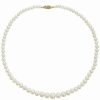 Necklaces * | Belpearl 14K 9.5-5Mm Freshwater Pearl Necklace Women