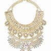 Necklaces * | Eye Candy La Glass Crystal Zaniah Statement Necklace Women