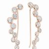 Earrings * | Amorium 18K Rose Gold Vermeil Creeper Earrings Women