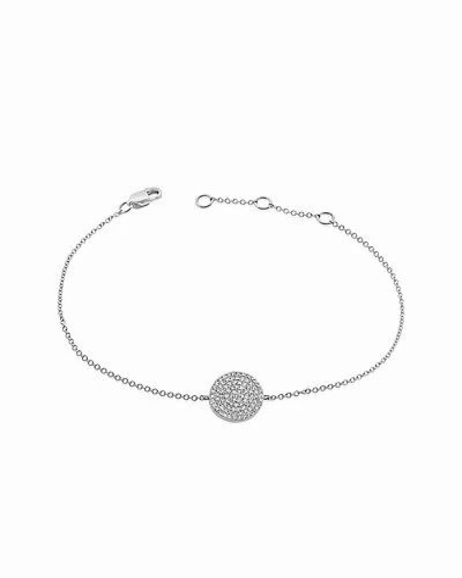 Bracelets * | Sabrina Designs 14K 0.26 Ct. Tw. Diamond Circle Bracelet Women